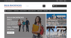 Desktop Screenshot of bulk-backpacks.com